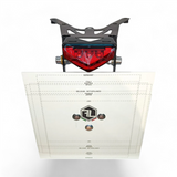 FL Specialparts Plateholder, klappbar - KTM 690 SMC 2008-2011 / SMC-R 2012-2017